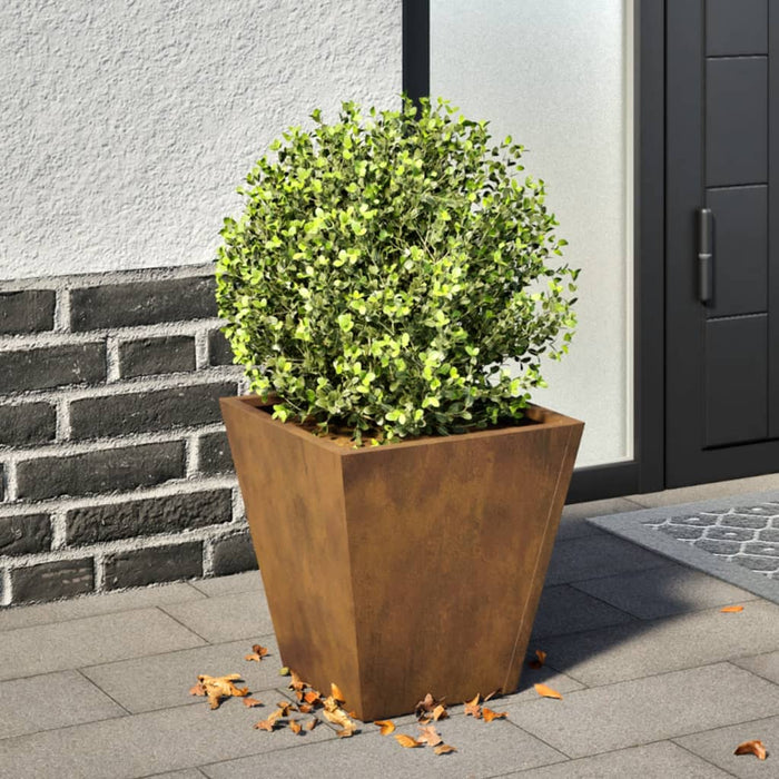 vidaXL Garden Planter 30x30x30 cm Corten Steel