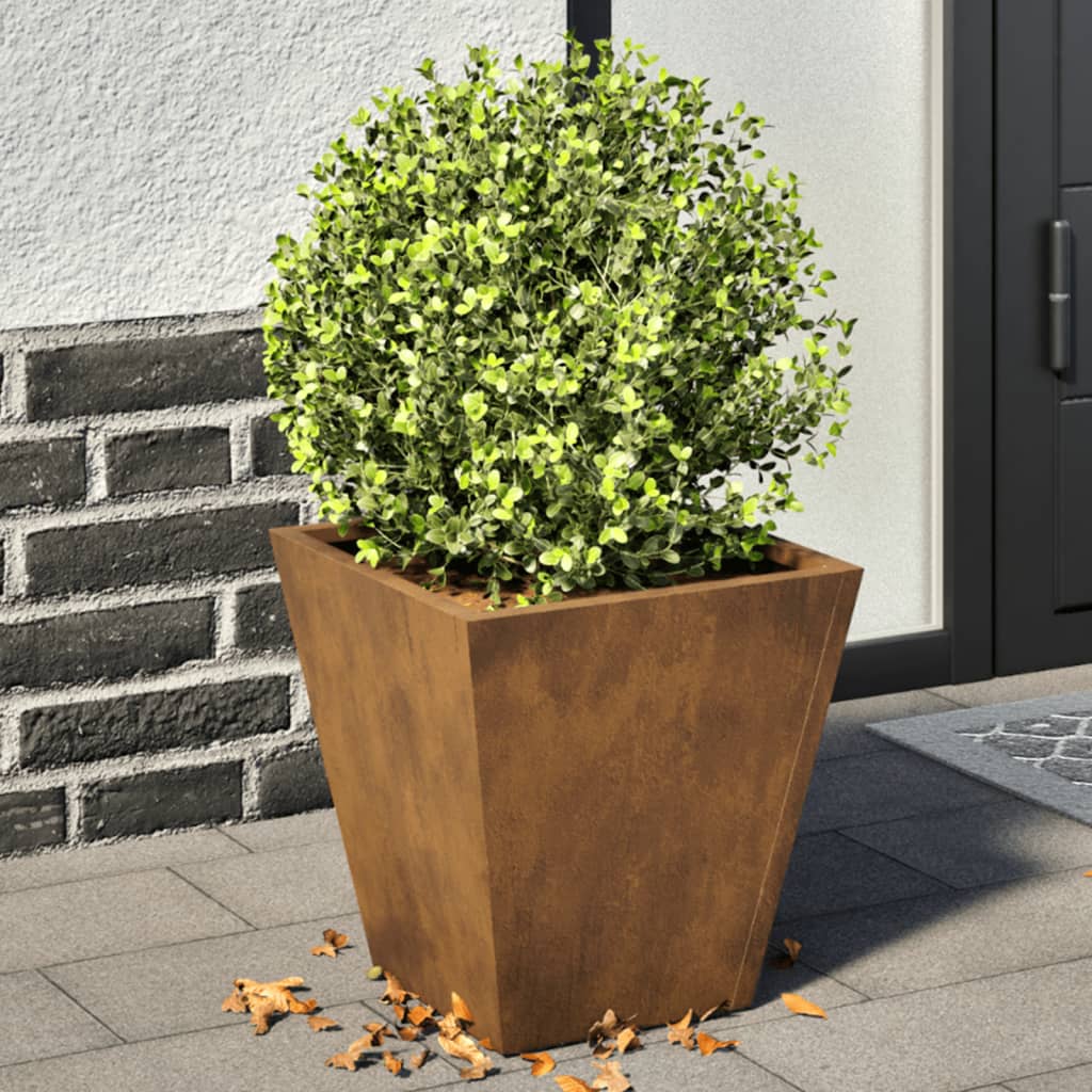 vidaXL Garden Planters 30x30x30 cm 2 pcs Corten Steel