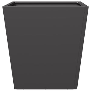 vidaXL Garden Planter Black 40x40x40 cm Steel