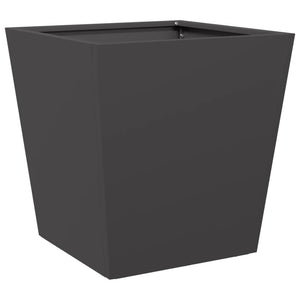 vidaXL Garden Planter Black 40x40x40 cm Steel