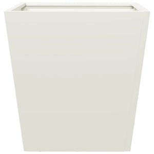 vidaXL Garden Planters White 2 pcs 40x40x40 cm Steel