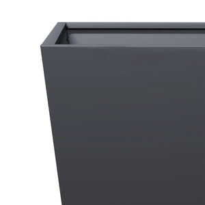 vidaXL Garden Planter Anthracite 40x40x40 cm Steel