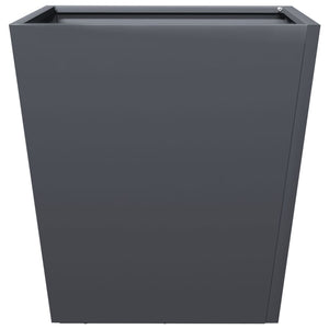 vidaXL Garden Planters Anthracite 2 pcs 40x40x40 cm Steel