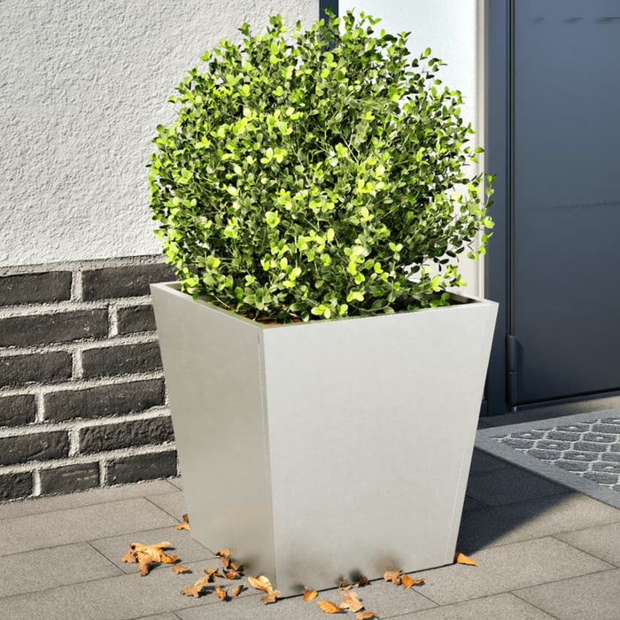 vidaXL Garden Planters 40x40x40 cm 2 pcs Stainless Steel