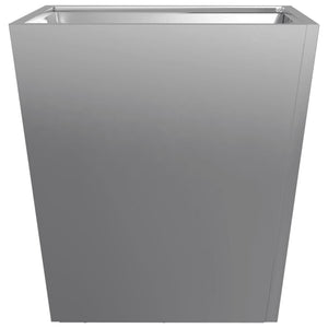 vidaXL Garden Planters 40x40x40 cm 2 pcs Galvanised Steel