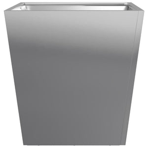 vidaXL Garden Planters 40x40x40 cm 2 pcs Galvanised Steel