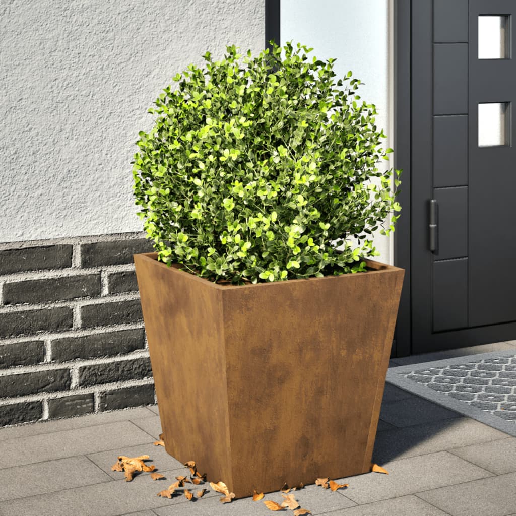 vidaXL Garden Planter 40x40x40 cm Corten Steel