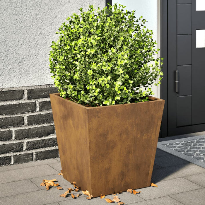 vidaXL Garden Planters 40x40x40 cm 2 pcs Corten Steel