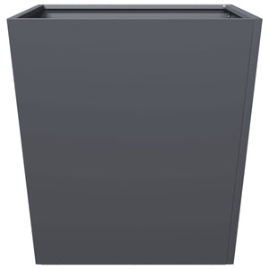 vidaXL Garden Planter Anthracite 50x50x50 cm Steel