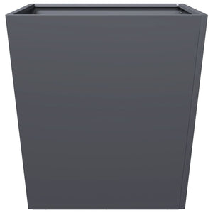 vidaXL Garden Planters Anthracite 2 pcs 50x50x50 cm Steel