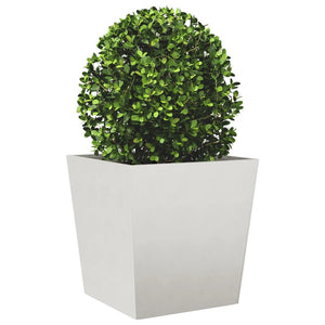 vidaXL Garden Planters 50x50x50 cm 2 pcs Stainless Steel