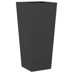 vidaXL Garden Planter Black 35x35x75 cm Steel