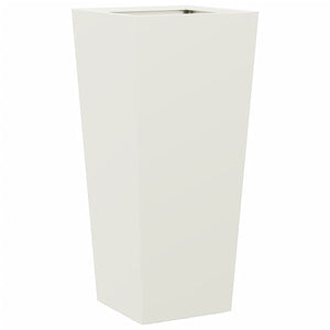 vidaXL Garden Planter White 35x35x75 cm Steel