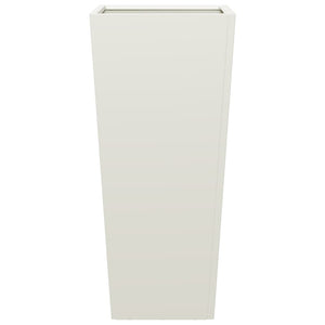 vidaXL Garden Planter White 35x35x75 cm Steel