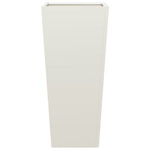 vidaXL Garden Planter White 35x35x75 cm Steel