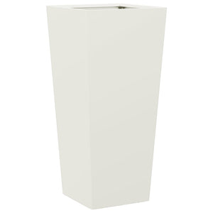 vidaXL Garden Planter White 35x35x75 cm Steel