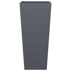 vidaXL Garden Planter Anthracite 35x35x75 cm Steel