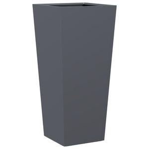 vidaXL Garden Planter Anthracite 35x35x75 cm Steel