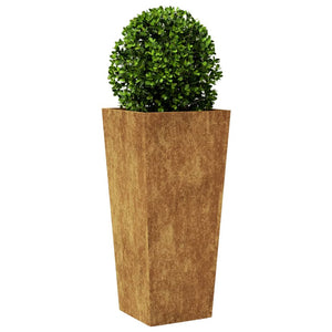 vidaXL Garden Planter 35x35x75 cm Corten Steel