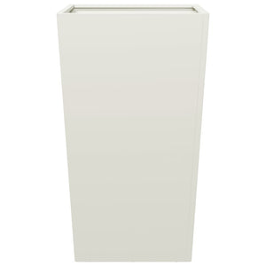 vidaXL Garden Planter White 45x45x75 cm Steel