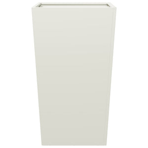 vidaXL Garden Planter White 45x45x75 cm Steel