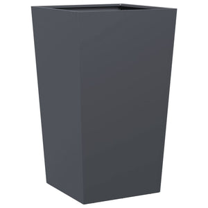 vidaXL Garden Planter Anthracite 45x45x75 cm Steel