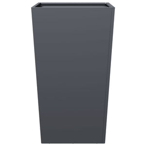 vidaXL Garden Planter Anthracite 45x45x75 cm Steel