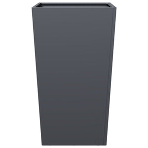 vidaXL Garden Planters Anthracite 2 pcs 45x45x75 cm Steel