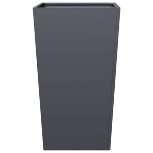 vidaXL Garden Planters Anthracite 2 pcs 45x45x75 cm Steel