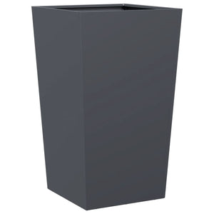 vidaXL Garden Planters Anthracite 2 pcs 45x45x75 cm Steel