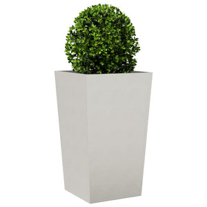 vidaXL Garden Planter 45x45x75 cm Stainless Steel