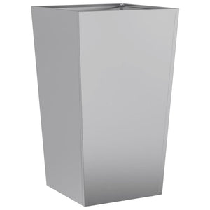 vidaXL Garden Planter 45x45x75 cm Galvanised Steel