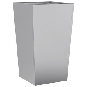 vidaXL Garden Planter 45x45x75 cm Galvanised Steel