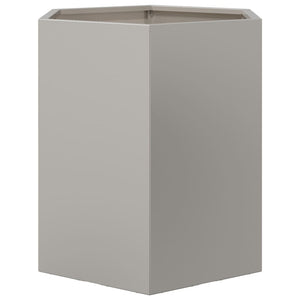 vidaXL Garden Planter Hexagon 46x40x45 cm Stainless Steel