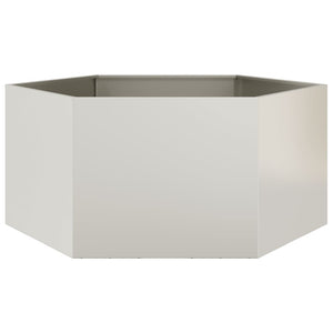 vidaXL Garden Planter Hexagon 104x90x45 cm Corten Steel