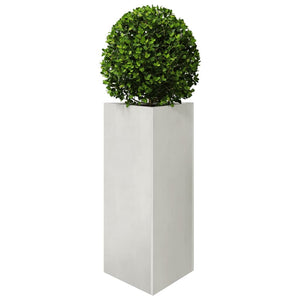 vidaXL Garden Planter Triangular 40x34.5x70 cm Stainless Steel