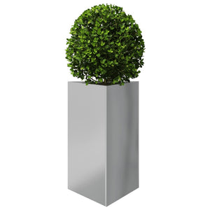 vidaXL Garden Planter Triangular 50x43x75 cm Galvanized Steel