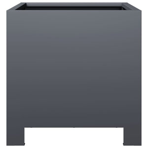 vidaXL Garden Planter Anthracite 30x30x30 cm Steel