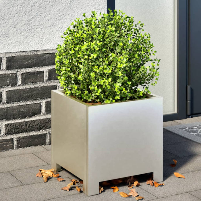 vidaXL Garden Planter 30x30x30 cm Stainless Steel