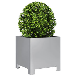 vidaXL Garden Planter 30x30x30 cm Galvanised Steel