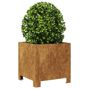 vidaXL Garden Planter 30x30x30 cm Corten Steel