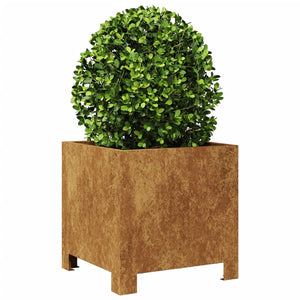 vidaXL Garden Planters 2 pcs 30x30x30 cm Corten Steel