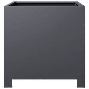 vidaXL Garden Planter Anthracite 40x40x40 cm Steel