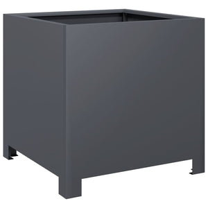 vidaXL Garden Planter Anthracite 40x40x40 cm Steel