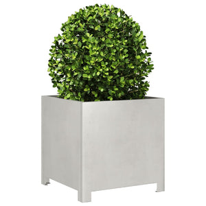 vidaXL Garden Planters 2 pcs 40x40x40 cm Stainless Steel