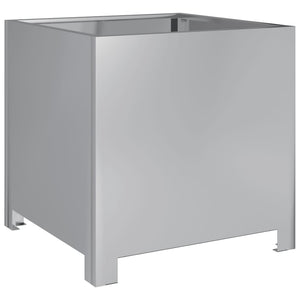 vidaXL Garden Planter 40x40x40 cm Galvanised Steel