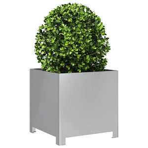 vidaXL Garden Planter 40x40x40 cm Galvanised Steel