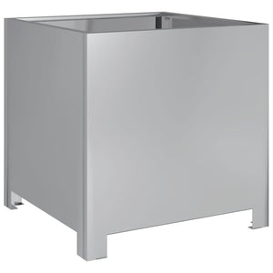 vidaXL Garden Planter 40x40x40 cm Galvanised Steel