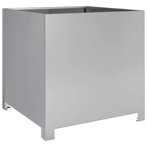 vidaXL Garden Planter 50x50x50 cm Galvanised Steel