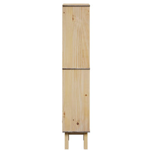 vidaXL Bathroom Cabinet OTTA 35x30x159 cm Solid Wood Pine